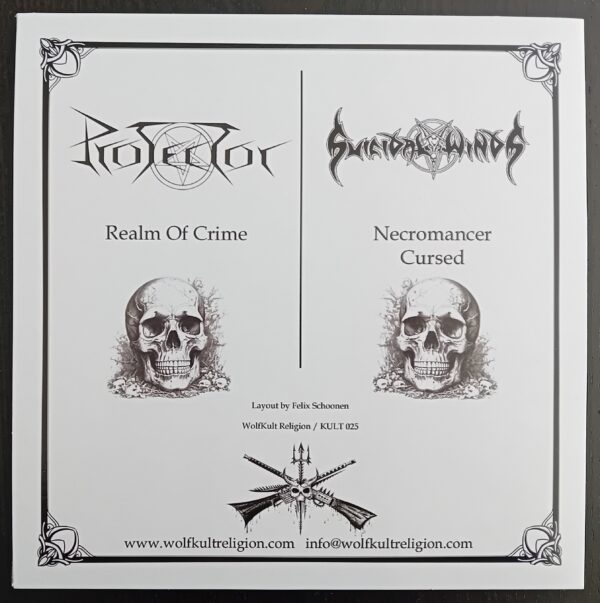Protector / Suicidal Winds - "Realm Of Crime / Cursed Necromancer" EP