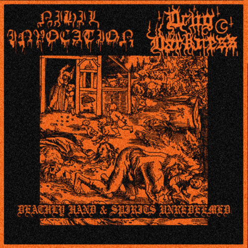 Nihil Invocation / Drug Darkness - "Deathly Hand & Spirits Unredeemed" Split LP
