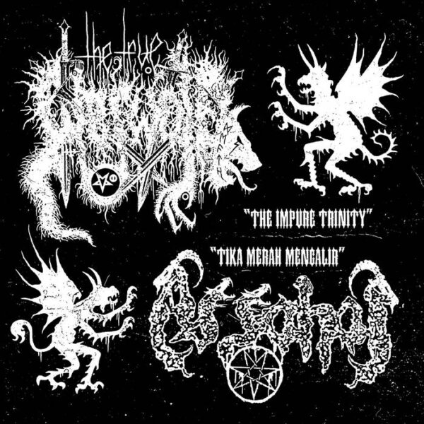 The True Werwolf - As Sahar - The Impure Trinity - Tika Merah Mengalia The True Werwolf / As Sahar - "The Impure Trinity / Tika Merah Mengalia" Split EP