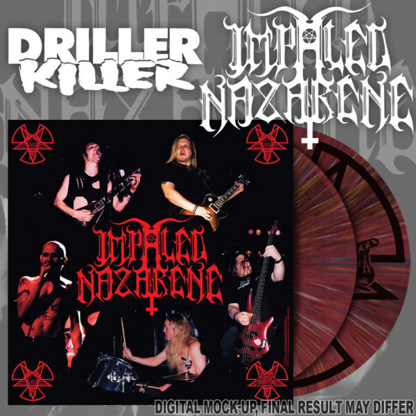 IM-DK Impaled Nazarene / Driller Killer - "Split" LP (Red vinyl)