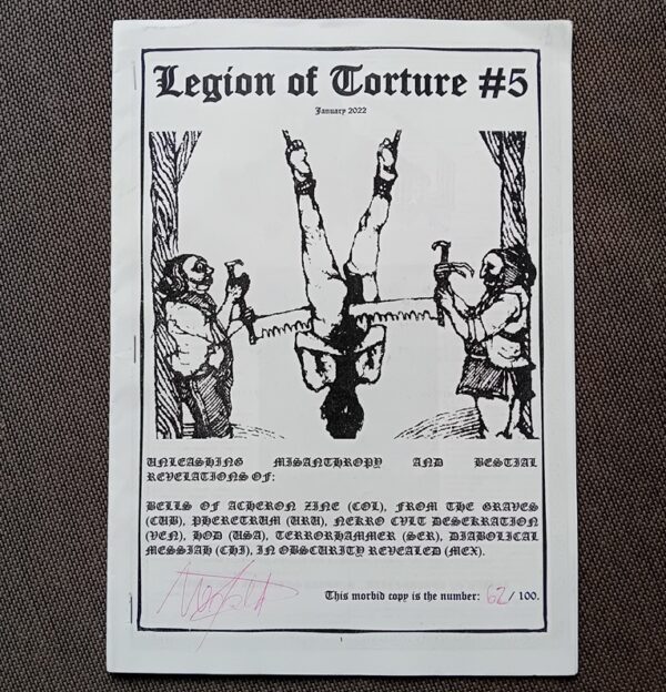 Legion Of Torture - "Issue 5" Zine
