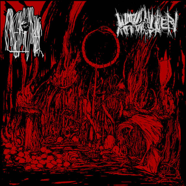 Red Right Hand Of Plague-Warslaughter - Split 7inch EP Red Right Hand Of Plague / Warslaughter - "Same" Split 7" EP
