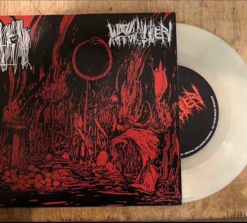 Red Right Hand Of Plague / Warslaughter - "Same" Split 7" EP
