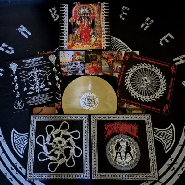 Tetragrammacide – Third World Esoterrorism-2 Tetragrammacide – "Third World Esoterrorism" LP (Bone/gold vinyl)