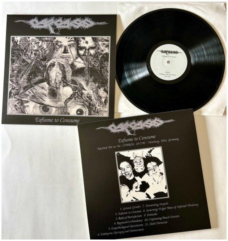Carcass - "Exhume To Consume - Live In Hamburg 10/7/1990" LP