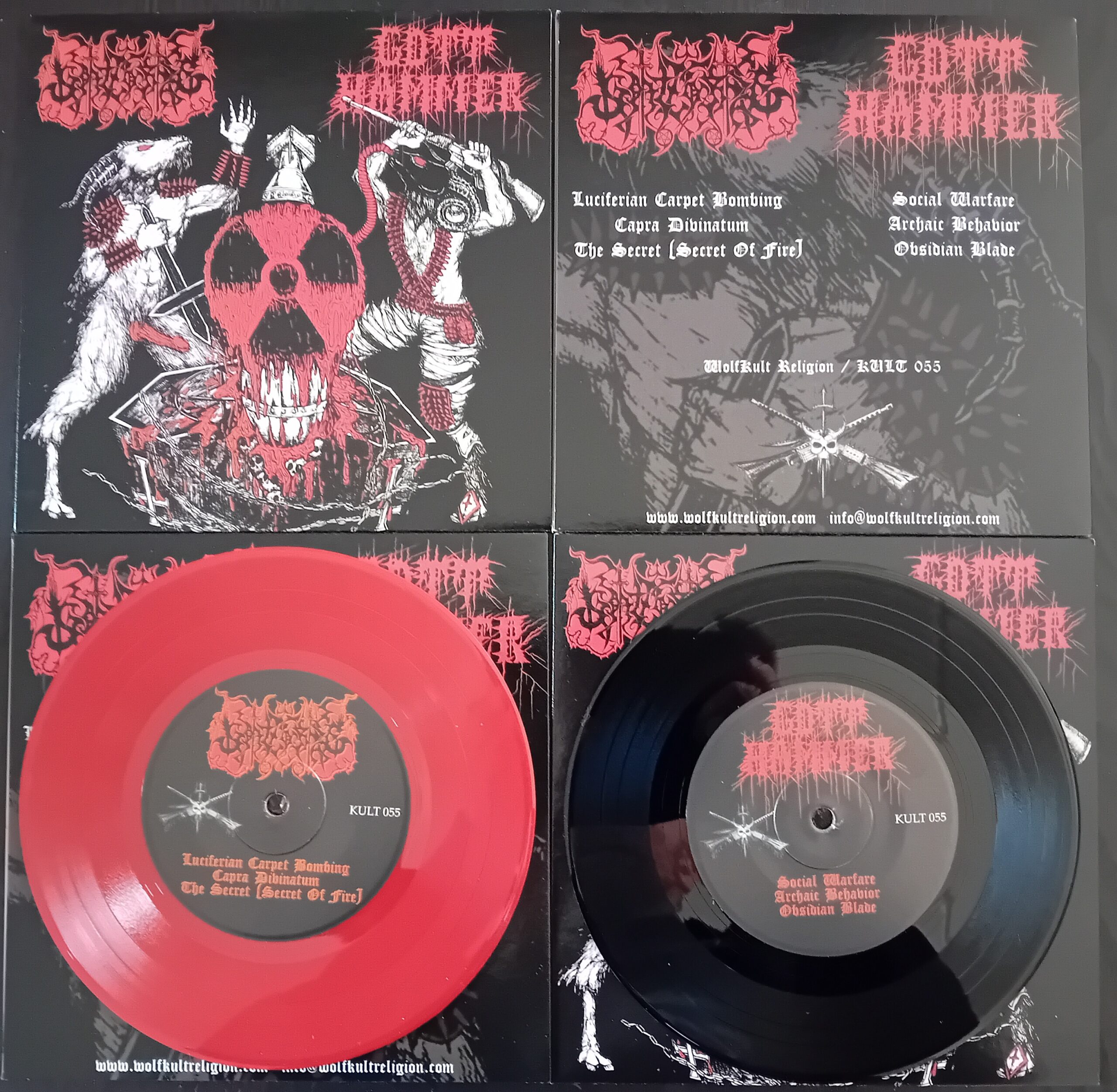 Goatcorpse / Gotthammer - Split EP - WolfKult Religion