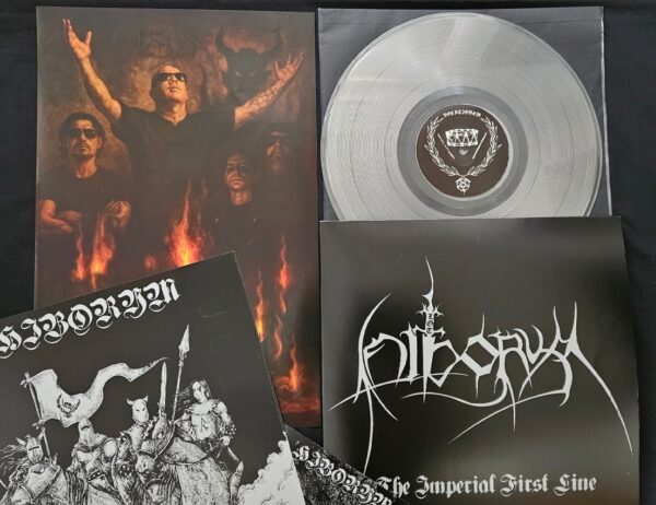 Hiborym - First Line tape LP 2 Hiborym - "The Imperial First Line" LP (Die-hard, clear vinyl)
