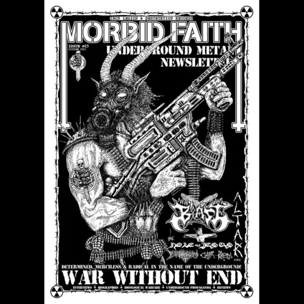 Morbid Faith 25 Morbid Faith Underground Metal Newsletter - "Issue #25, October 2025" Zine