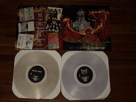 Beyond Death / Tirant Sin - "Before The Corpse" 2LP (Clear vinyl)