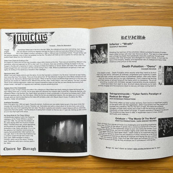 Shrieks From The Abyss - "Issue 7" Zine