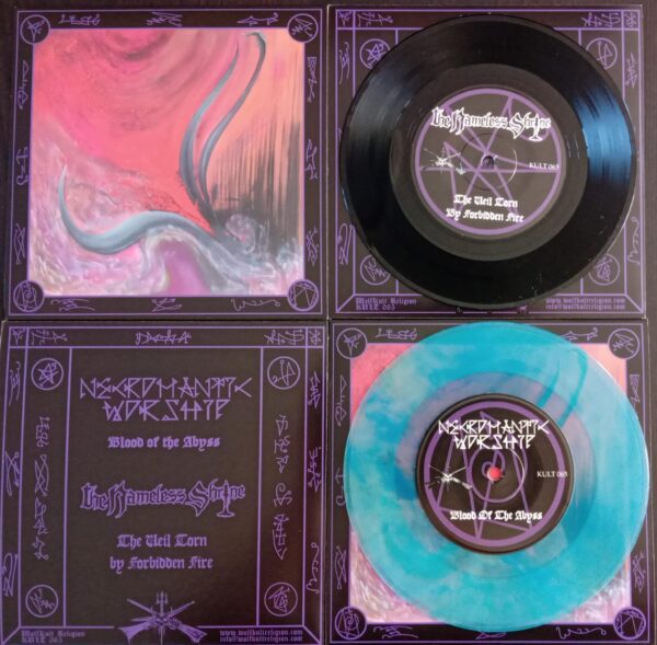 NW-TNS - vinyl pic Necromantic Worship / The Nameless Shrine - Split EP