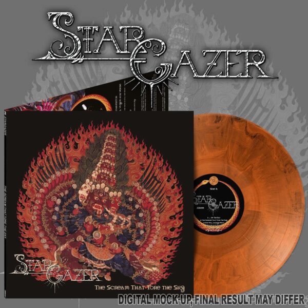 Stargazer - "The Scream That Tore The Sky" LP (Orange marbled vinyl)