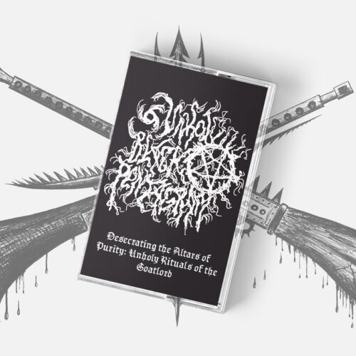 UBP - Tape MockUp Unholy Black Pentagram - "Desecrating The Altars Of Purity: Unholy Rituals For The Goatlord" Tape