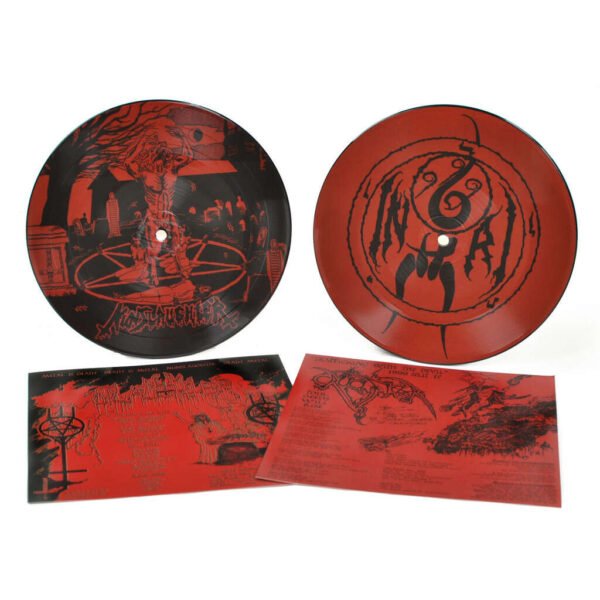 Nunslaughter-Crucifier - Picture Split EP [WolfKult Religion]
